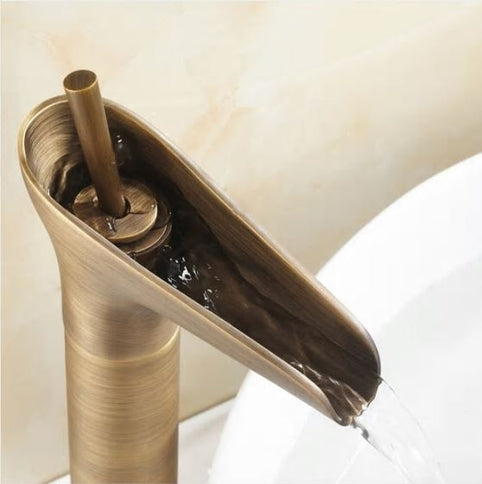 Antique Waterfall Basin Mixer #201756