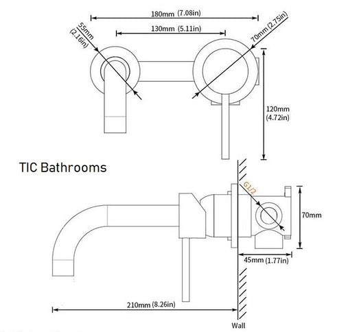 Oil Rubbed Black Modern Basin Mixer #201768