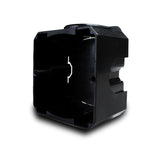 Antique Black 2 Gang Toggle Wall Switch