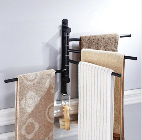 Black Multiple Towel Bar #20106