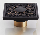 Black Filigree Shower Trap #201913