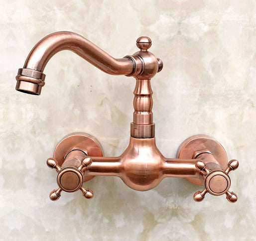 Copper Wall Mount Basin Mixer #201710