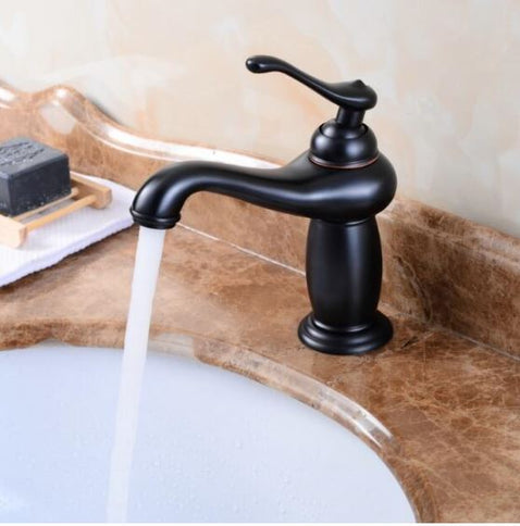 Retro Short Oil Rubbed Basin Mixer #201757