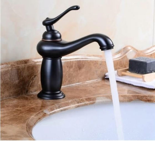 Retro Short Oil Rubbed Basin Mixer #201757