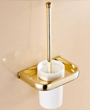 Gold Modern Toilet Brush Holder #201876